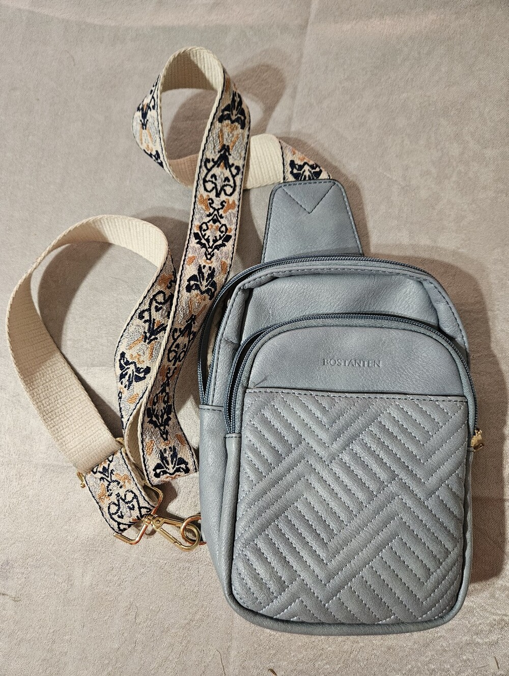 Bostanten Blue Sling Bag